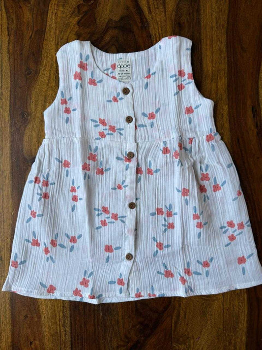 Organic Muslin Baby Frock