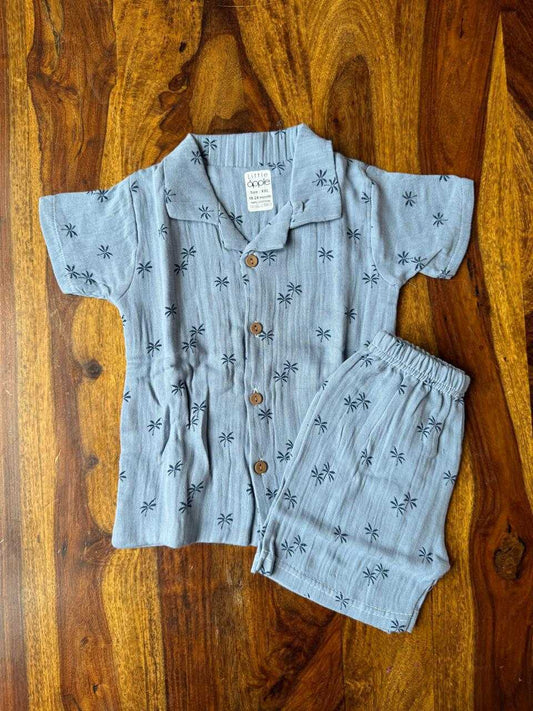 Muslin Collared Co-Ord Set