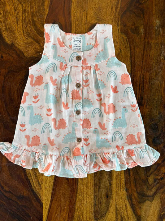 Organic Muslin Flared Dress