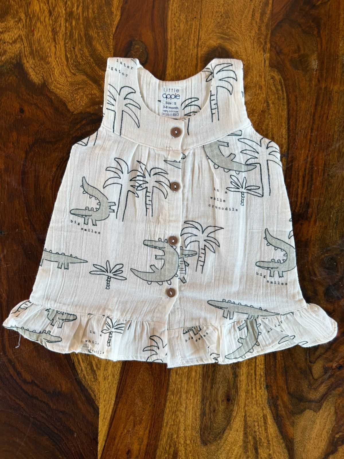 Organic Muslin Flared Dress