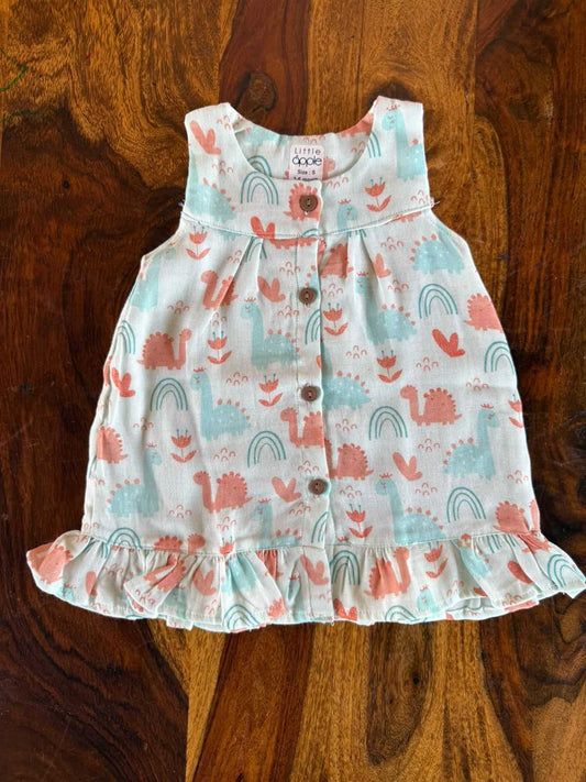 Organic Muslin Flared Dress
