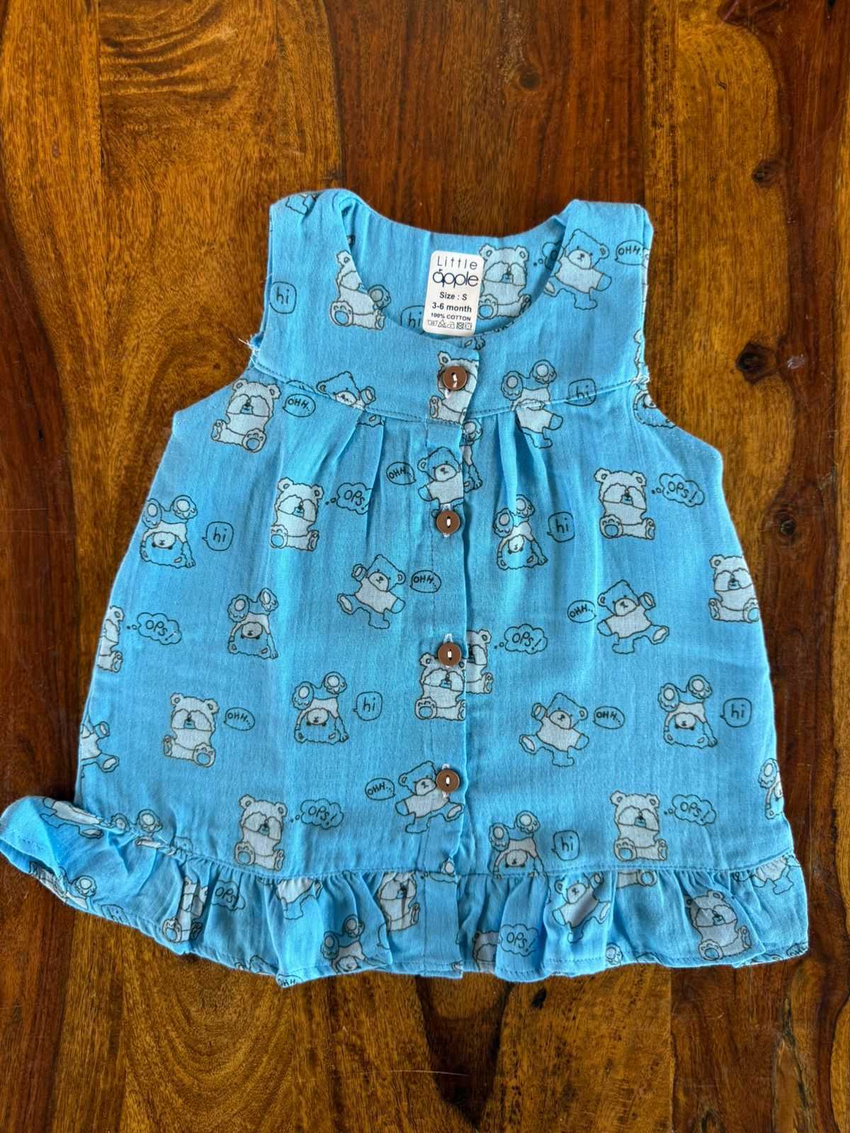 Organic Muslin Flared Dress