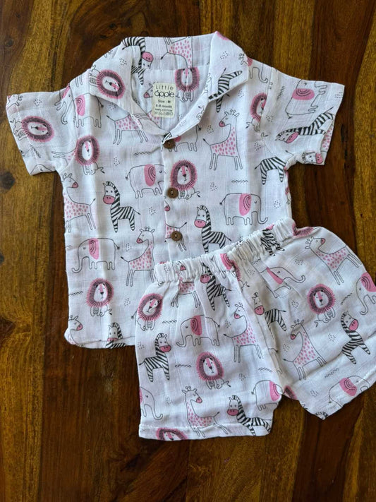Muslin Collared Co-Ord Set