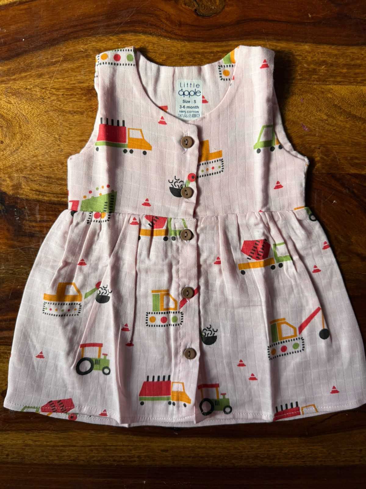 Organic Muslin Baby Frock