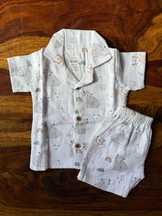 Muslin Collared Co-Ord Set