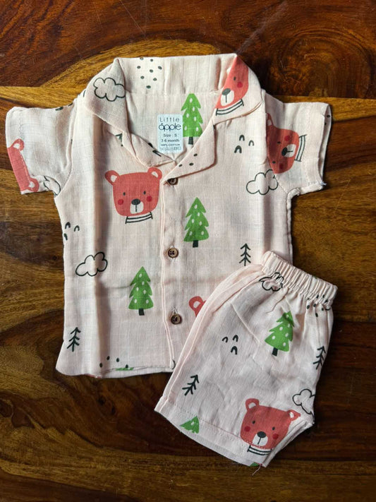 Muslin Collared Co-Ord Set