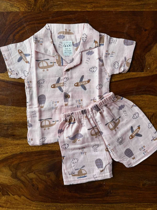 Muslin Collared Co-Ord Set