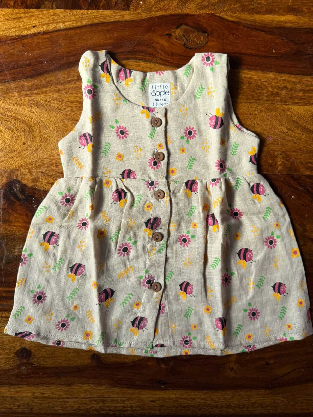 Organic Muslin Baby Frock