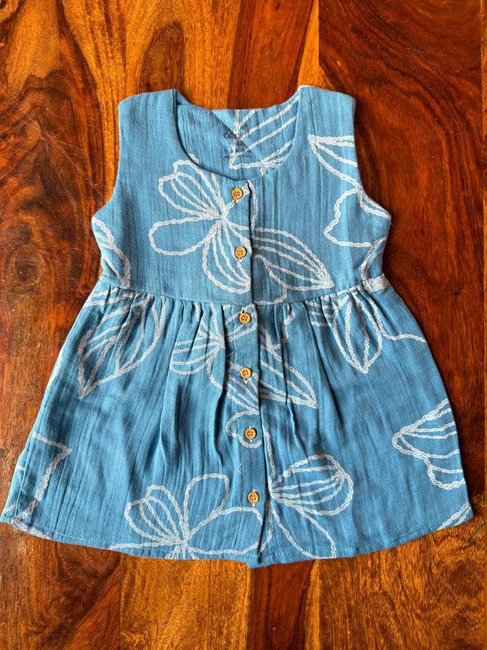 Organic Muslin Kids Frock