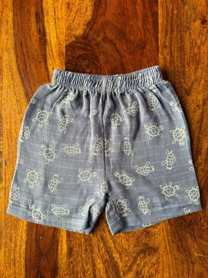 Organic Kids Muslin Jabla with Shorts