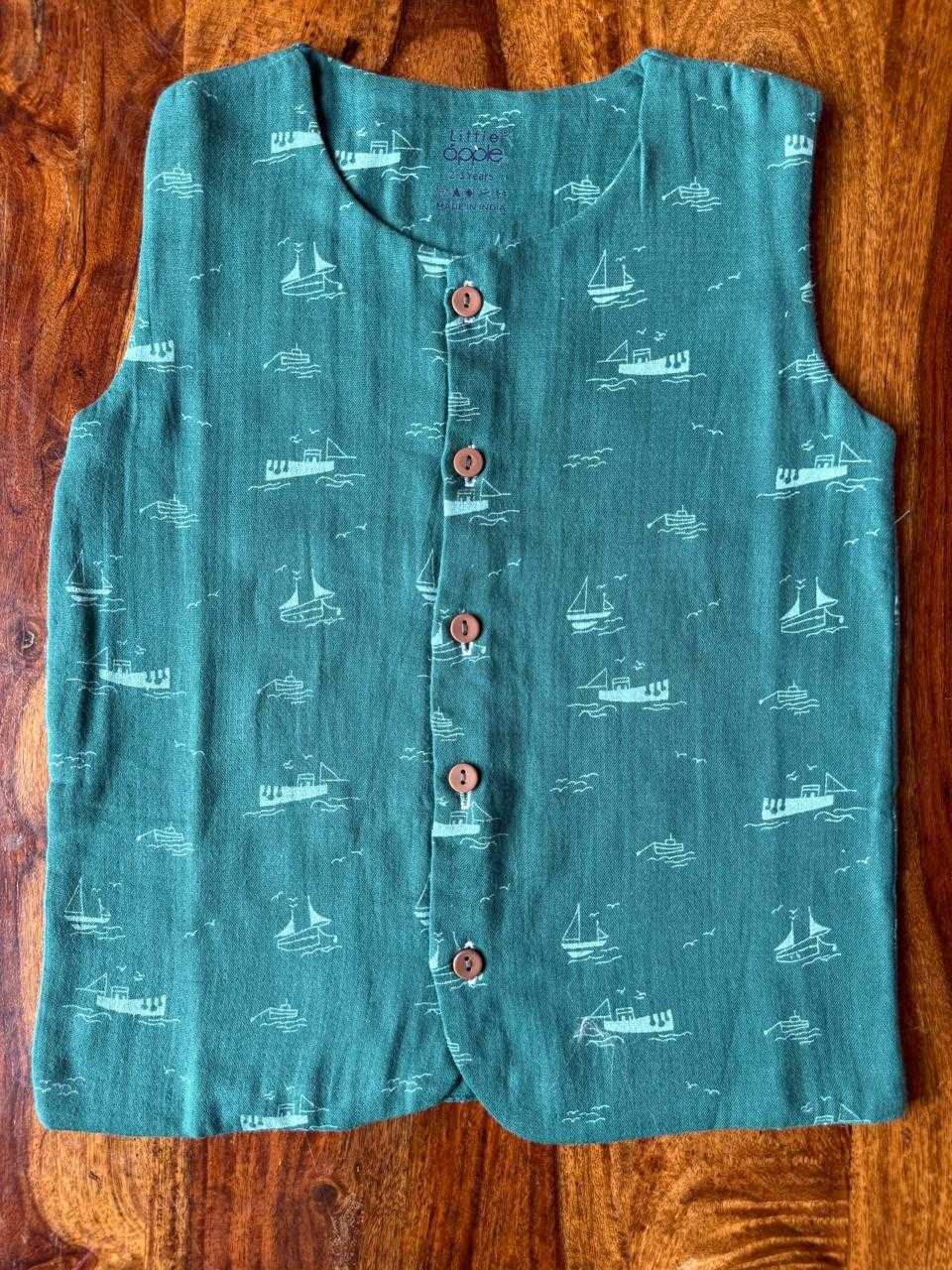 Organic Kids Muslin Jabla with Shorts