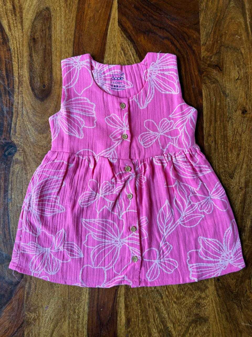 Organic Muslin Kids Frock