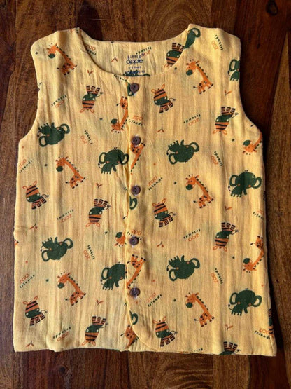 Organic Kids Muslin Jabla with Shorts