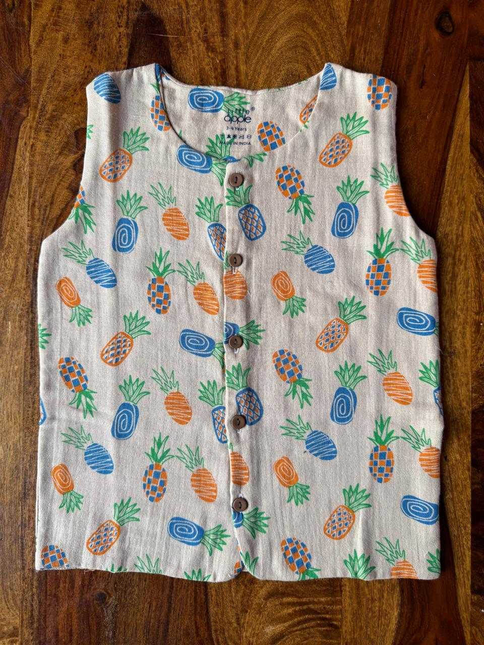 Organic Kids Muslin Jabla with Shorts
