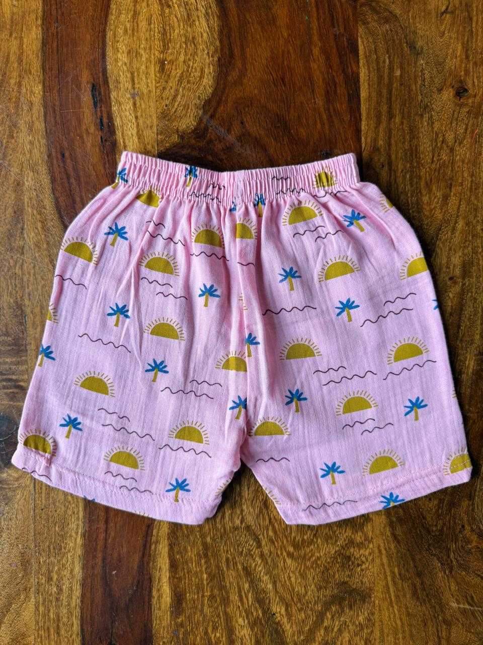 Organic Kids Muslin Jabla with Shorts