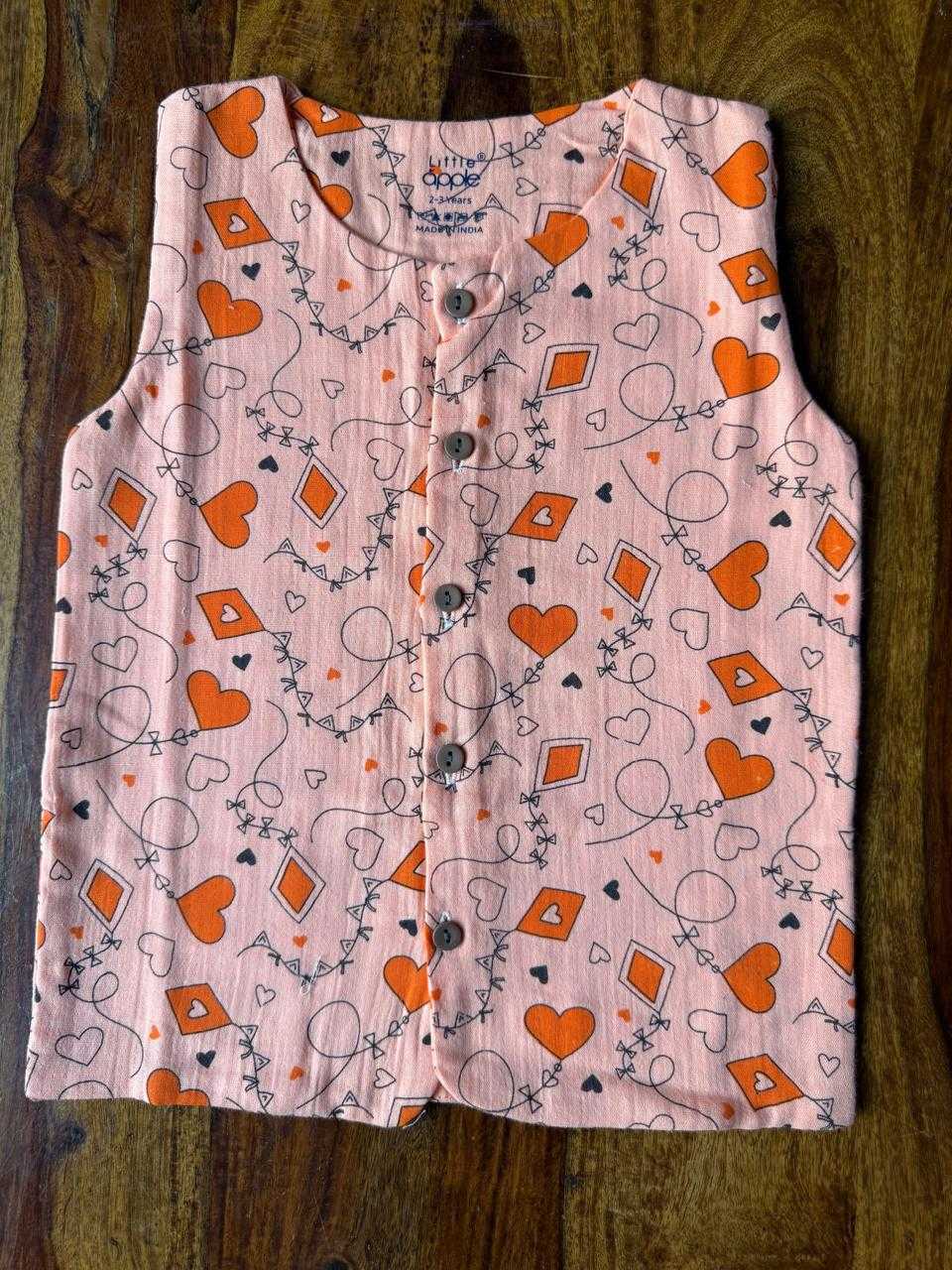 Organic Kids Muslin Jabla with Shorts