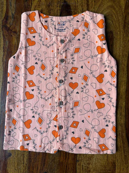 Organic Kids Muslin Jabla with Shorts