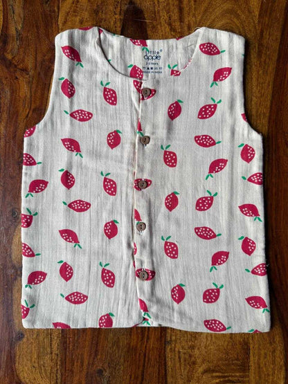 Organic Kids Muslin Jabla with Shorts