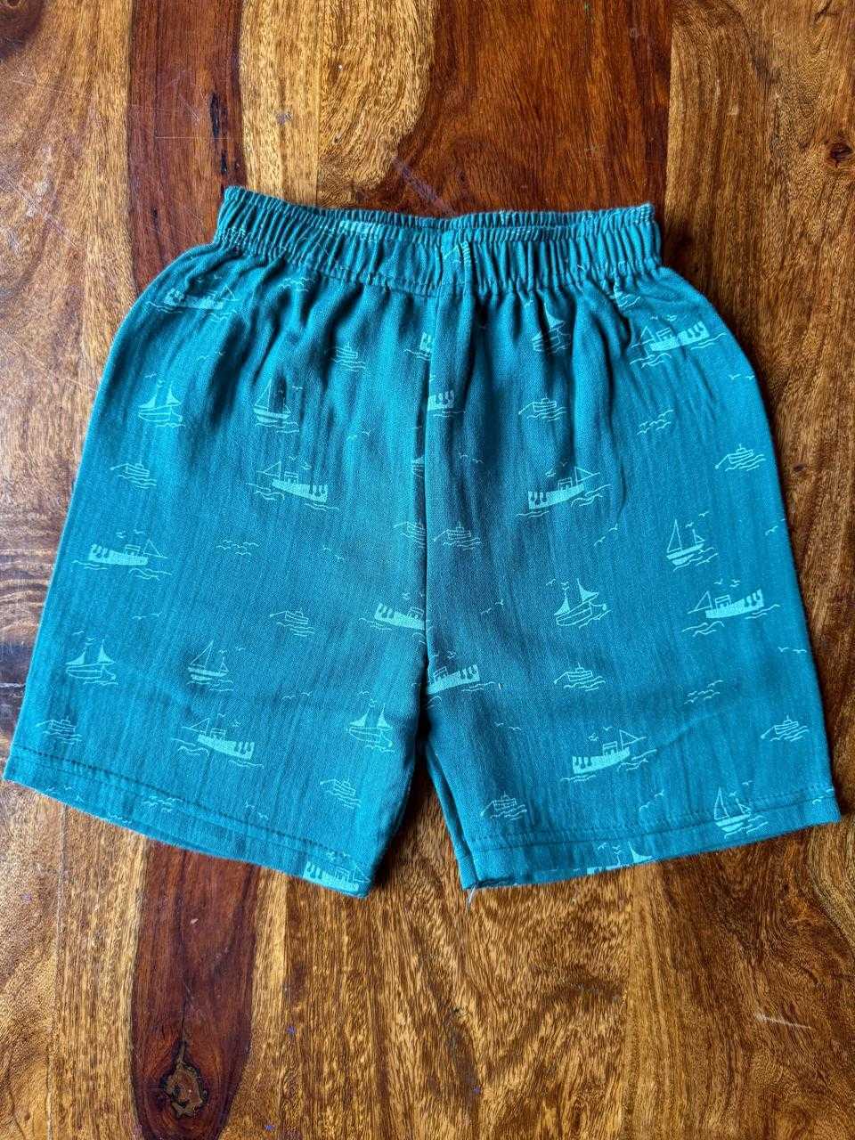 Organic Kids Muslin Jabla with Shorts