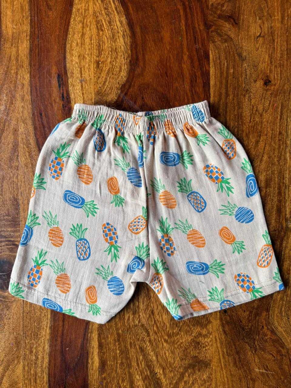 Organic Kids Muslin Jabla with Shorts
