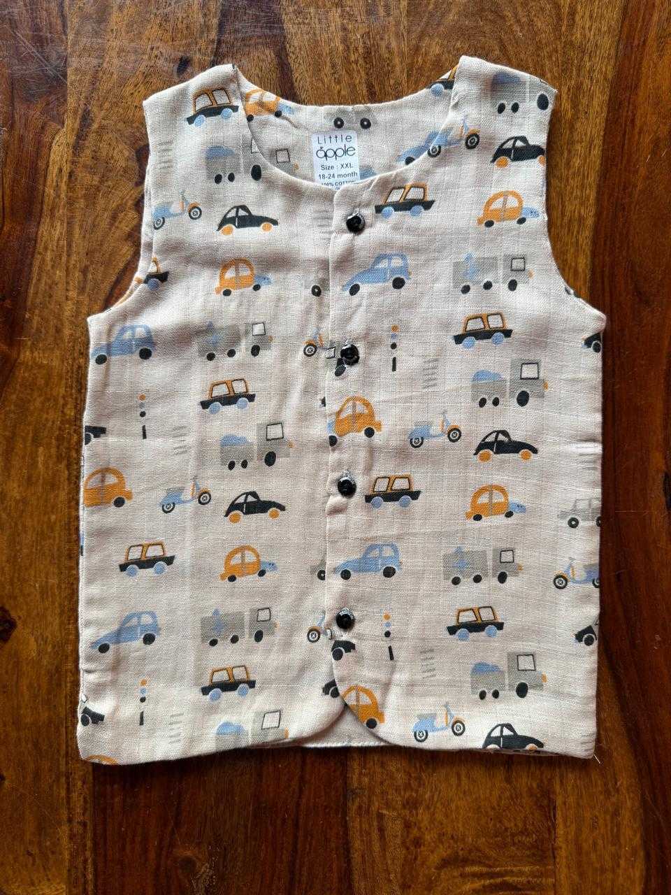 Organic Muslin Jabla with Shorts
