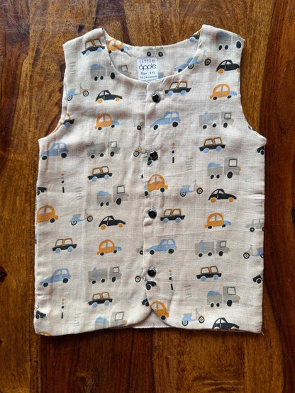 Organic Muslin Jabla with Shorts