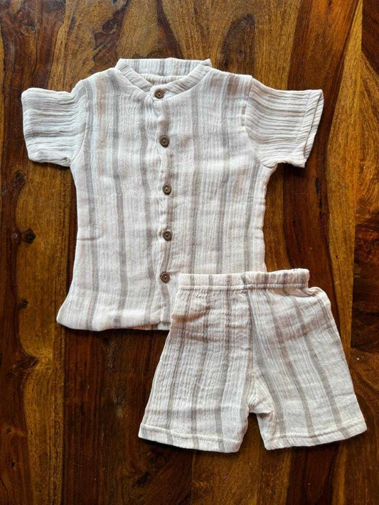 Muslin Collared Co-Ord Set