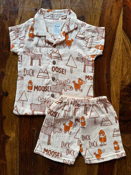 Muslin Collared Co-Ord Set