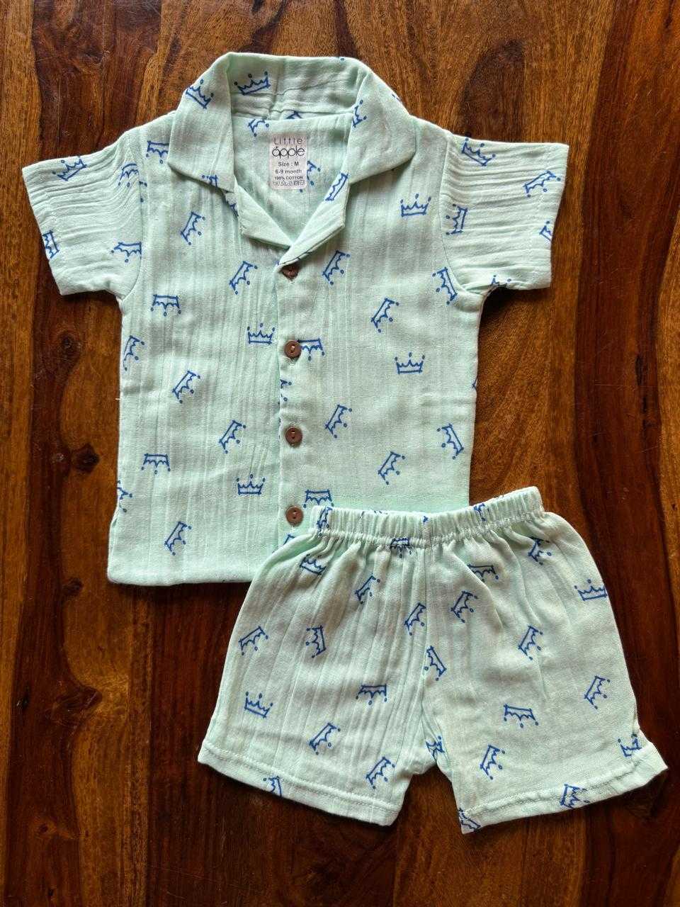 Muslin Collared Co-Ord Set