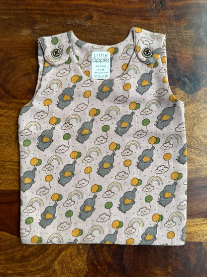 Organic Muslin Cotton Shoulder Button Jabla