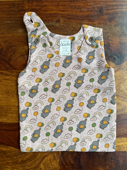 Organic Muslin Cotton Shoulder Button Jabla