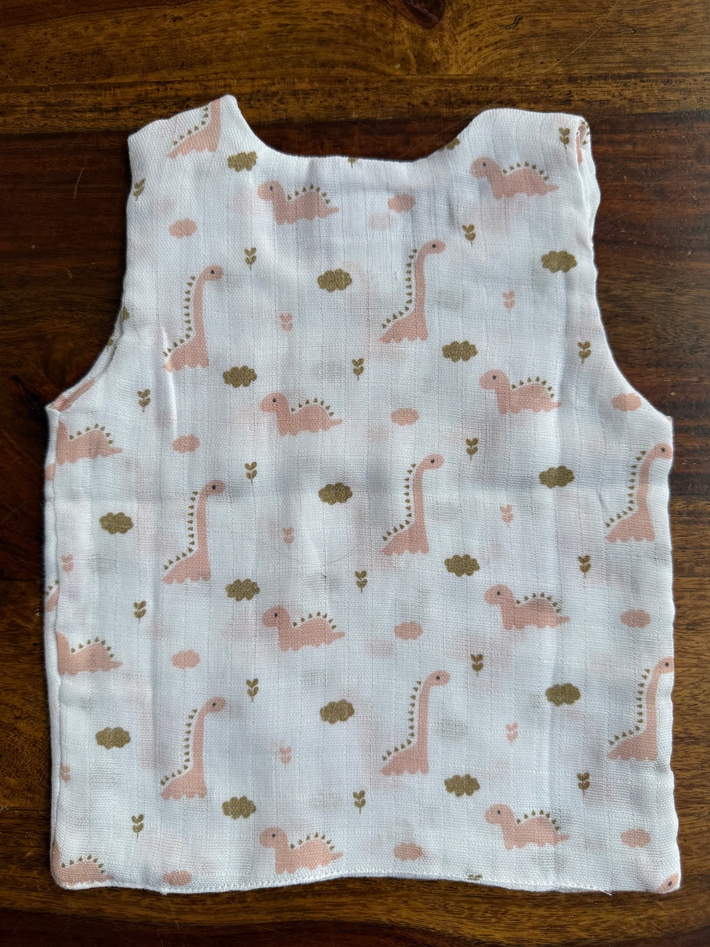 Organic Muslin Cotton Shoulder Button Jabla