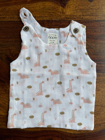 Organic Muslin Cotton Shoulder Button Jabla