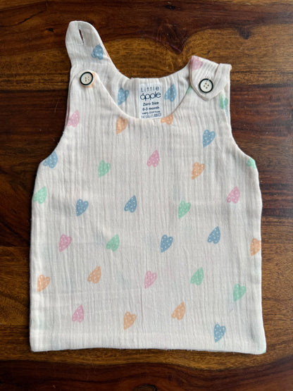 Organic Muslin Cotton Shoulder Button Jabla