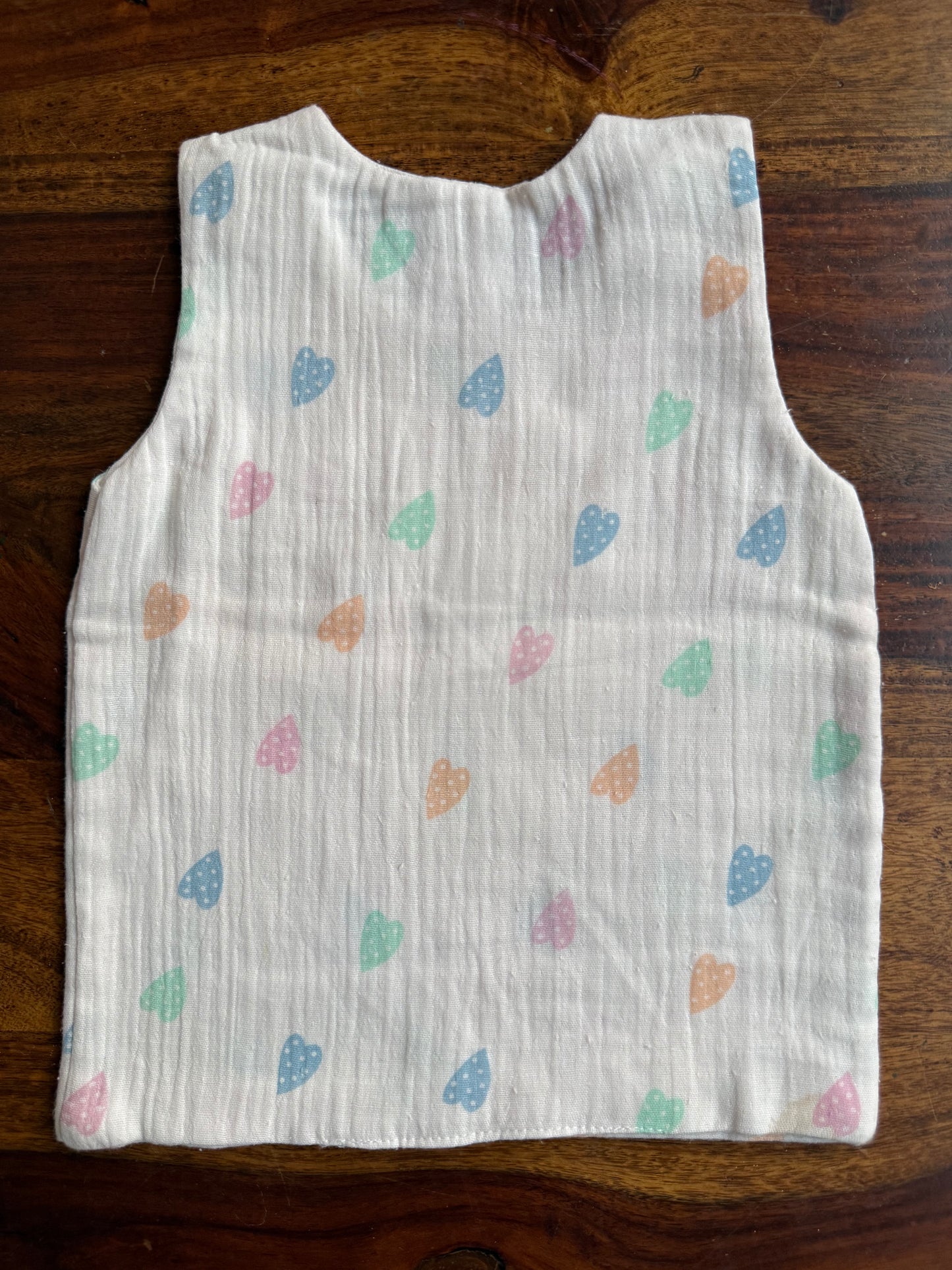 Organic Muslin Cotton Shoulder Button Jabla