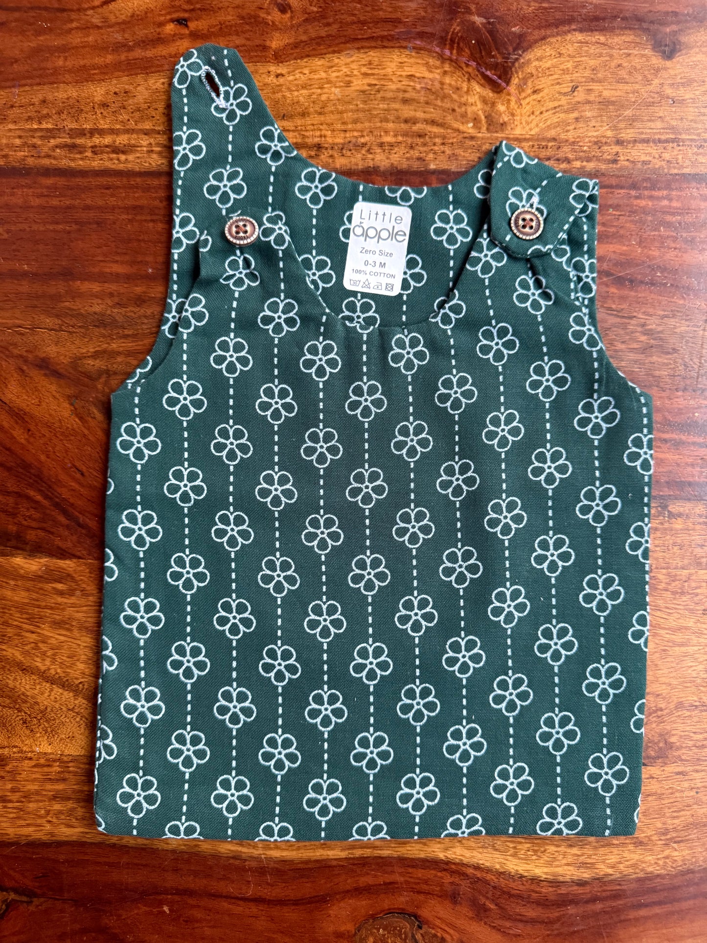 Organic Muslin Cotton Shoulder Button Jabla