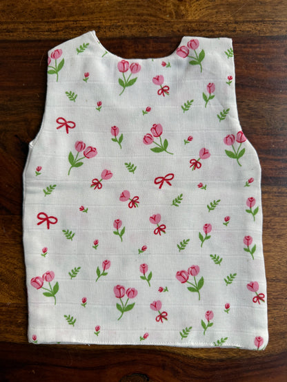 Organic Muslin Cotton Shoulder Button Jabla