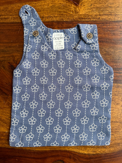 Organic Muslin Cotton Shoulder Button Jabla