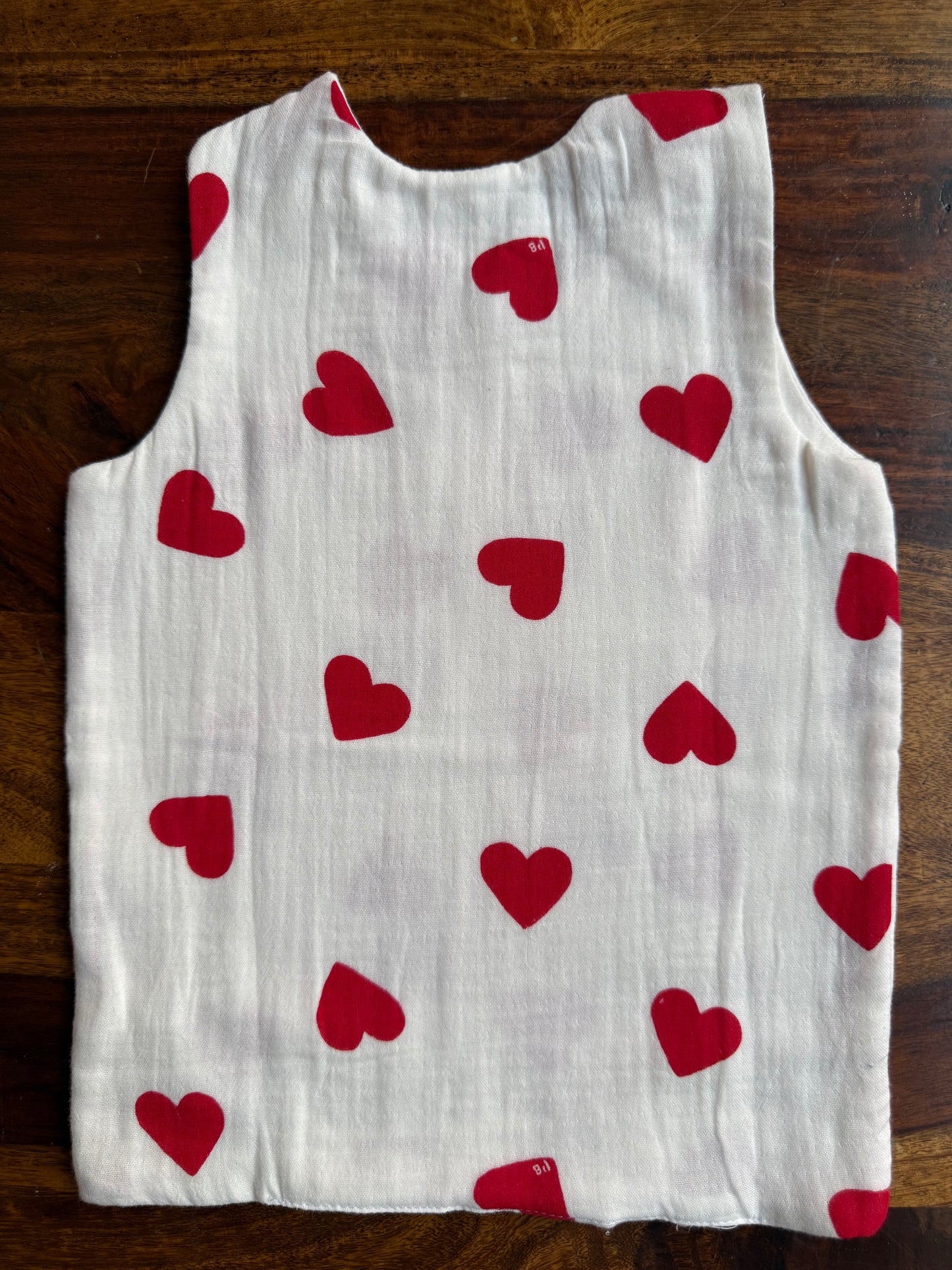 Organic Muslin Cotton Shoulder Button Jabla
