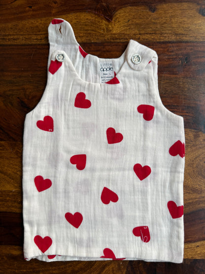 Organic Muslin Cotton Shoulder Button Jabla
