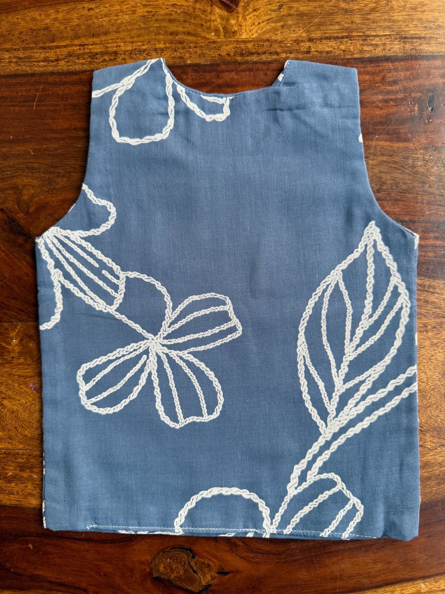Organic Muslin Cotton Shoulder Button Jabla
