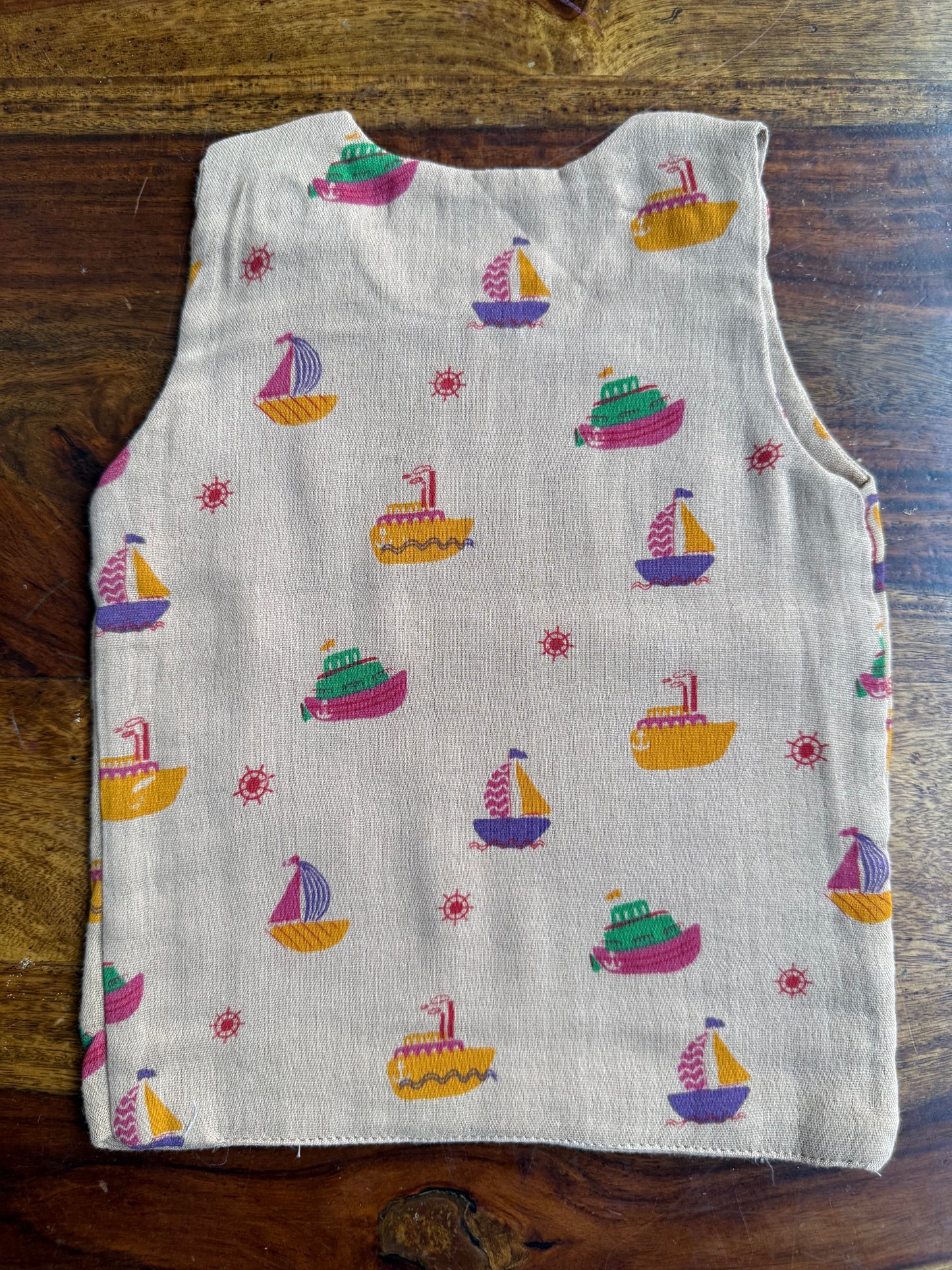 Organic Muslin Cotton Shoulder Button Jabla