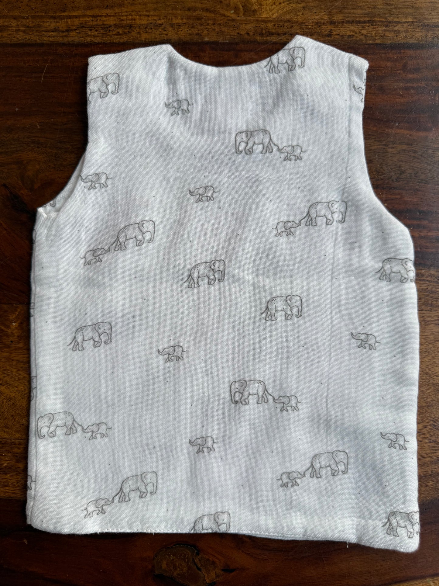 Organic Muslin Cotton Shoulder Button Jabla