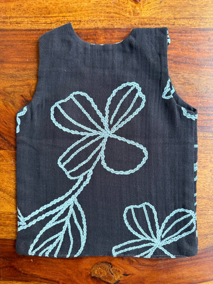 Organic Muslin Cotton Shoulder Button Jabla