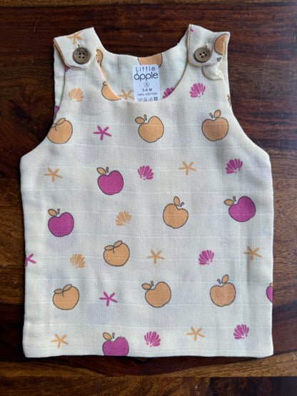 Organic Muslin Cotton Shoulder Button Jabla