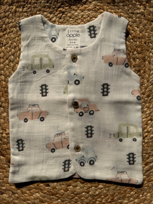 Pure Organic Muslin Cotton Jabla