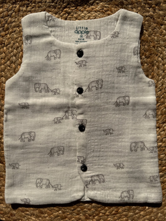 Pure Organic Muslin Cotton Jabla