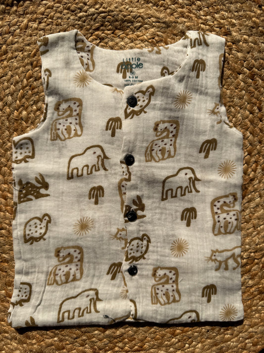Pure Organic Muslin Cotton Jabla