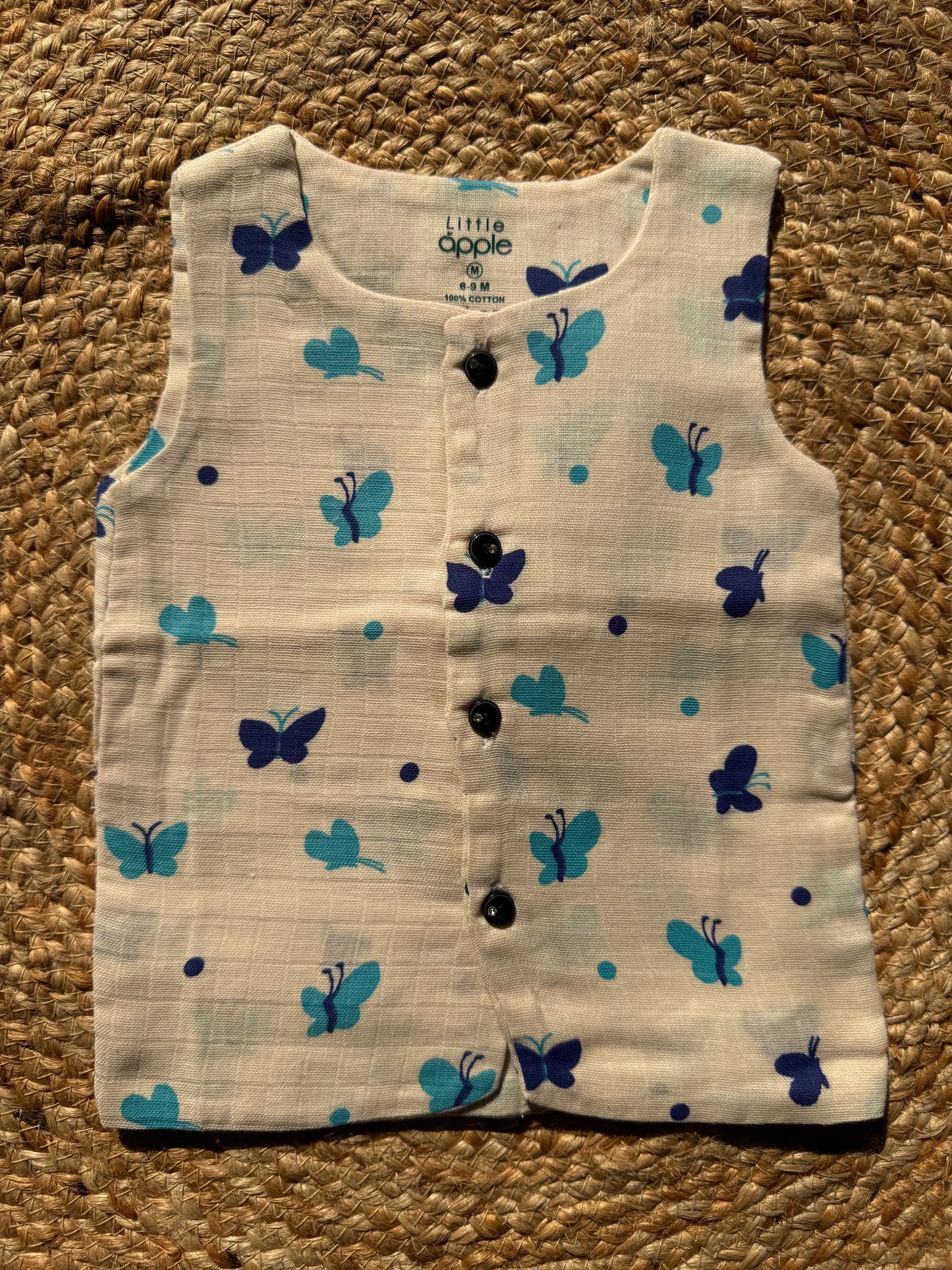 Pure Organic Muslin Cotton Jabla