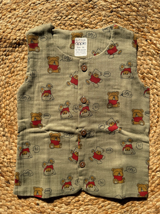 Pure Organic Muslin Cotton Jabla